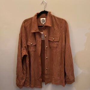 Brown Button Down Shirt